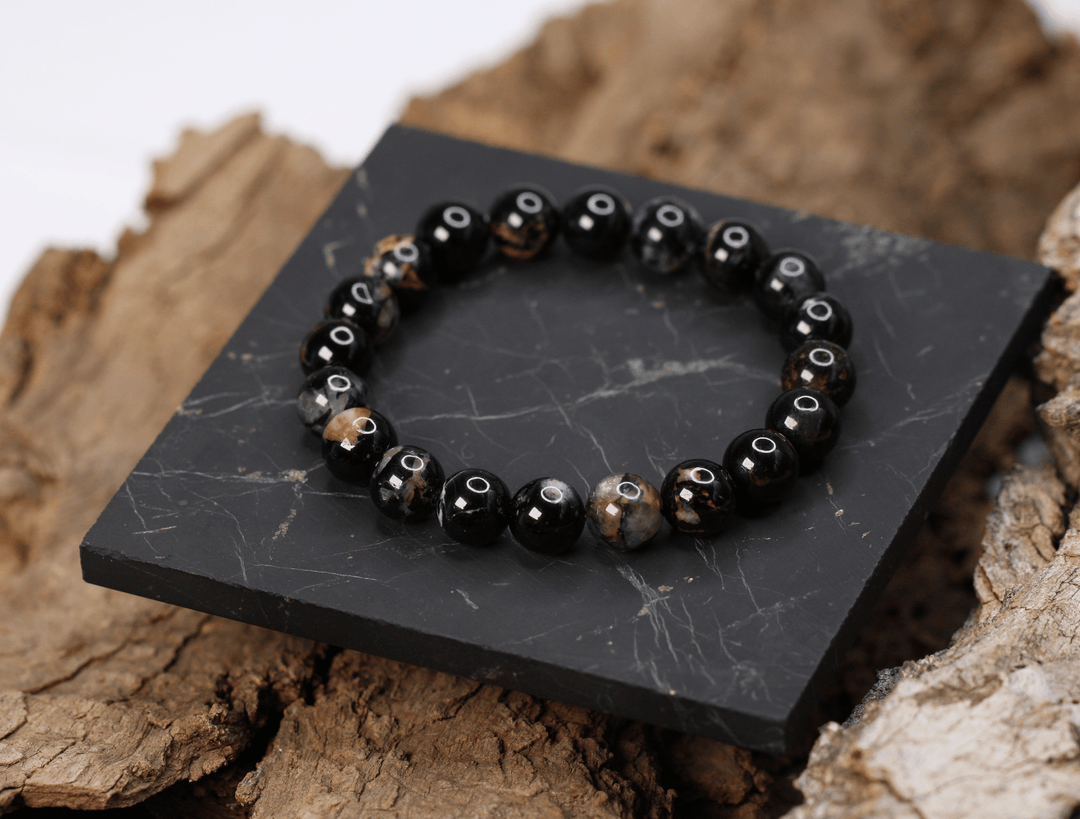 Handmade True Emanation crystal jewelry selected for protection and grounding