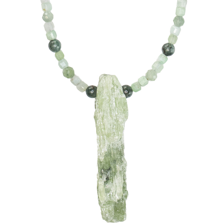 Chlora : Green Kyanite &amp; Chrysoprase Necklace