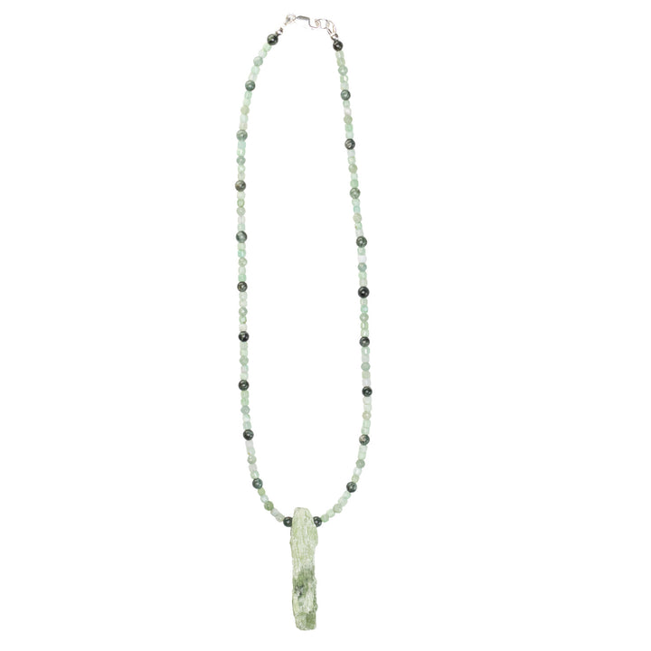 Chlora : Green Kyanite &amp; Chrysoprase Necklace