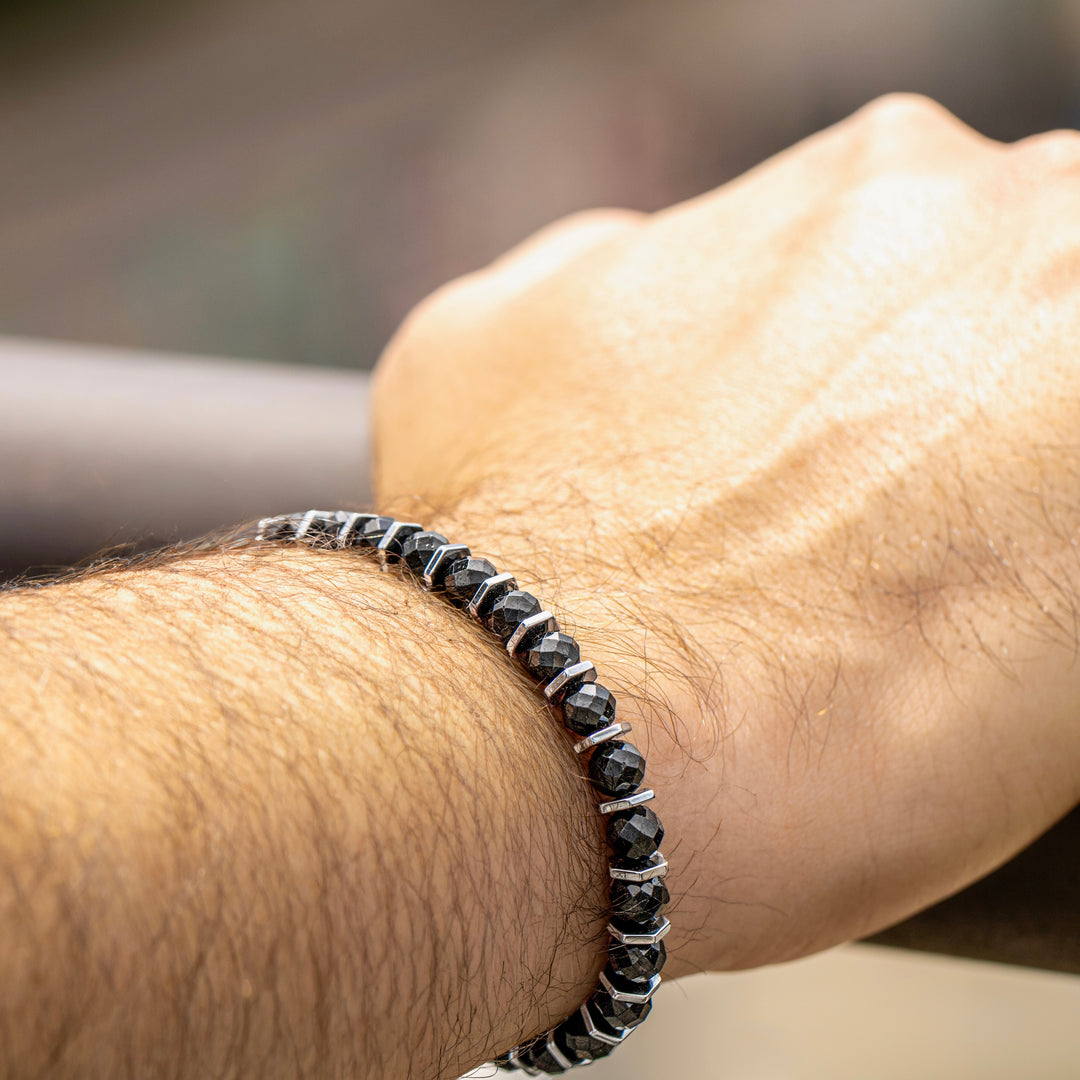Sleek : Black Tourmaline Bracelet