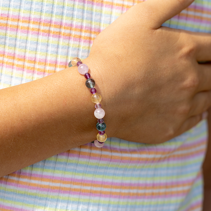Fairy : Fluorite &amp; Kunzite Bracelet