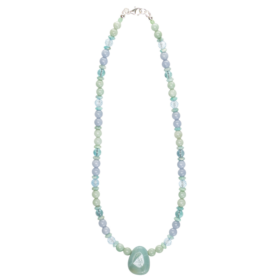 Flora : Azumar &amp; Azeztulite Necklace