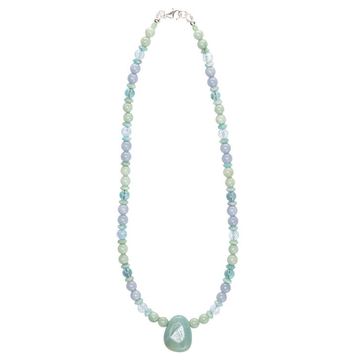 Flora : Azumar &amp; Azeztulite Necklace
