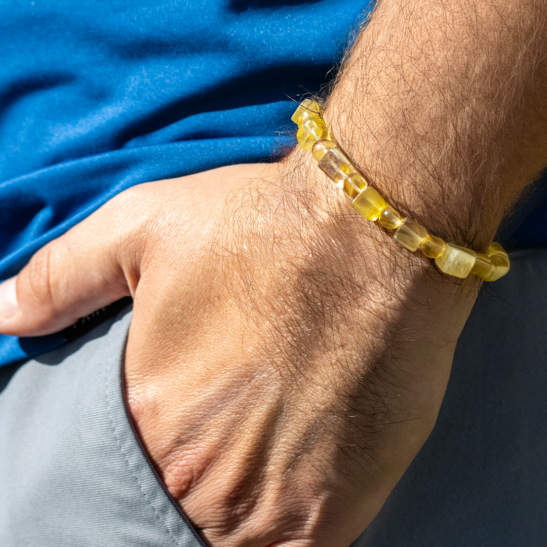 Golden : Yellow Fluorite Bracelet