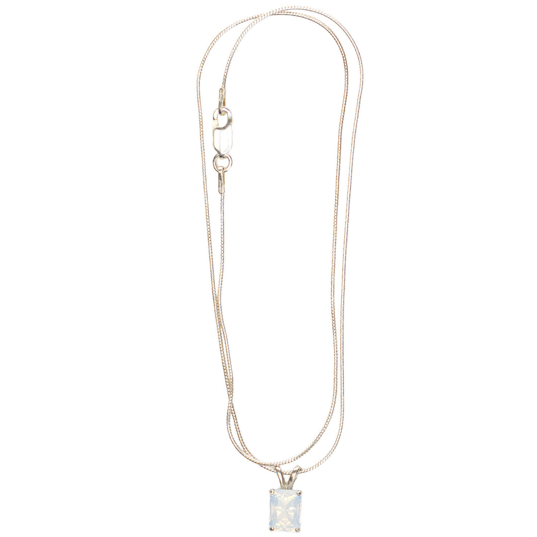Opal Pendant &amp; Sterling Silver Chain