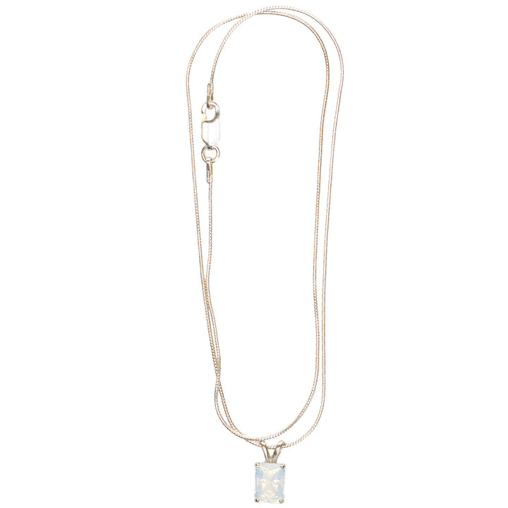 Opal Pendant &amp; Sterling Silver Chain
